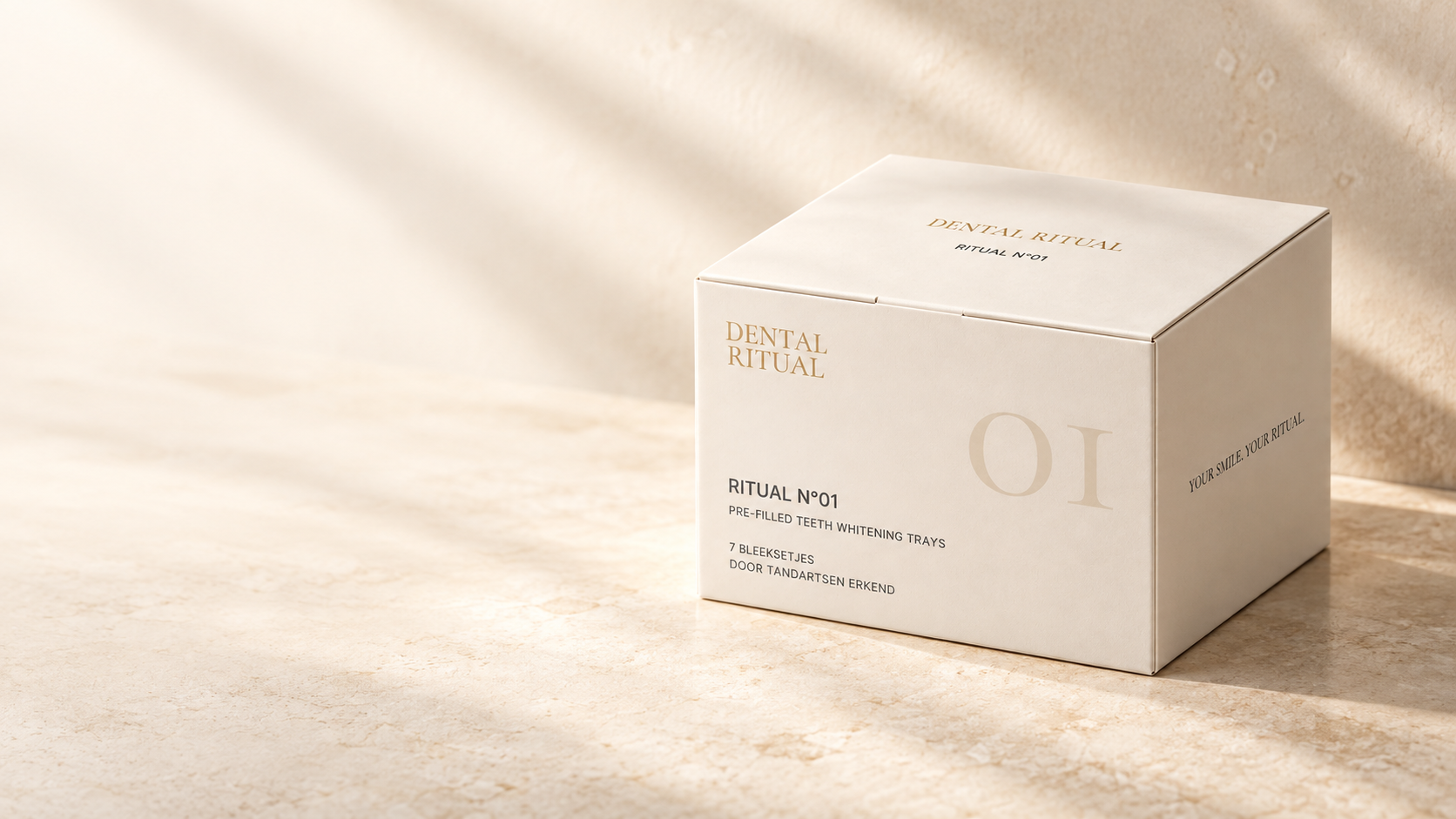 Dental Ritual RITUAL N°01 in warm natuurlijk licht